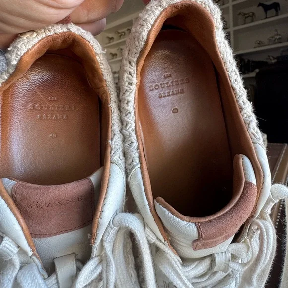 Sezane Shoes Woven Trainers Sz 9 - Picture 4 of 9